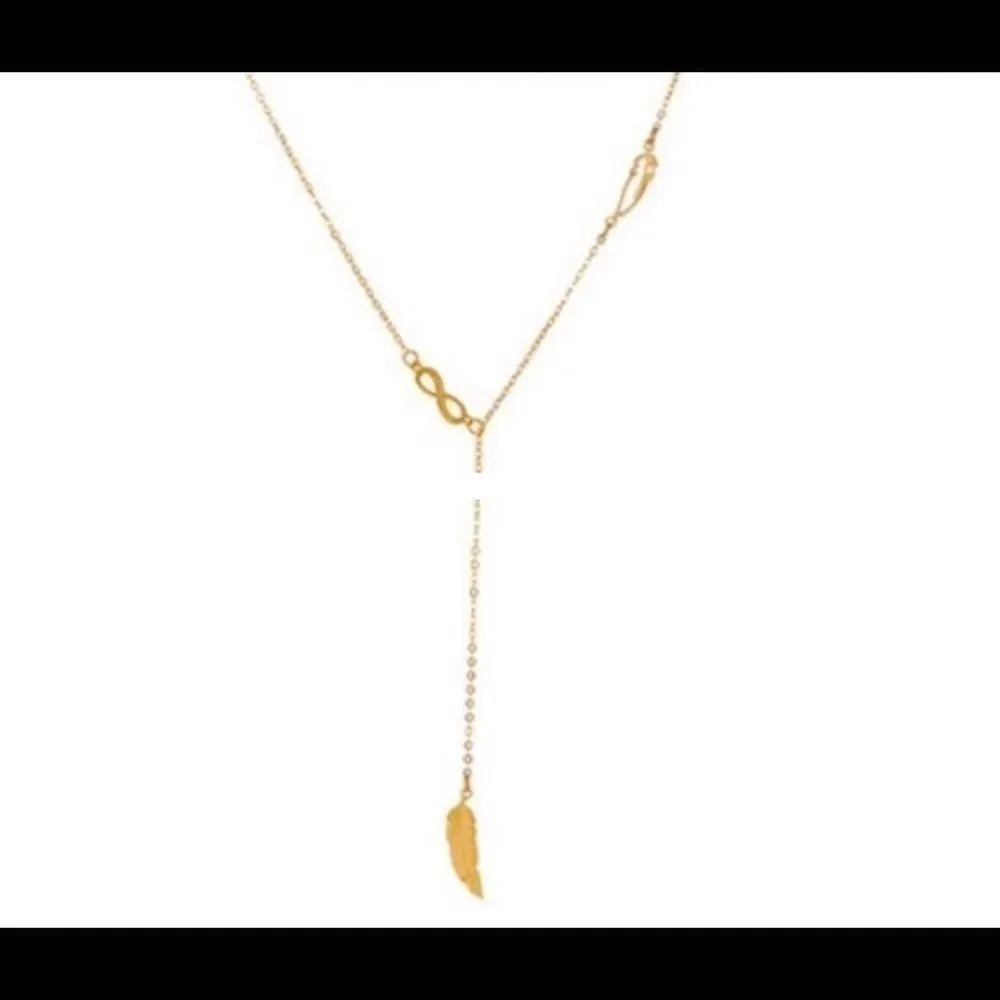 Necklace Zinc Alloy Infinity Wings for change Cute